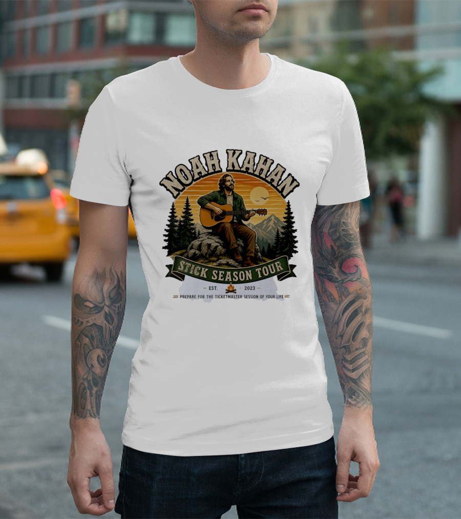 Noah Kahan Stick Season Tour 2023 Prepare For The Ticketmaster Session Of Your Life T-Shirt