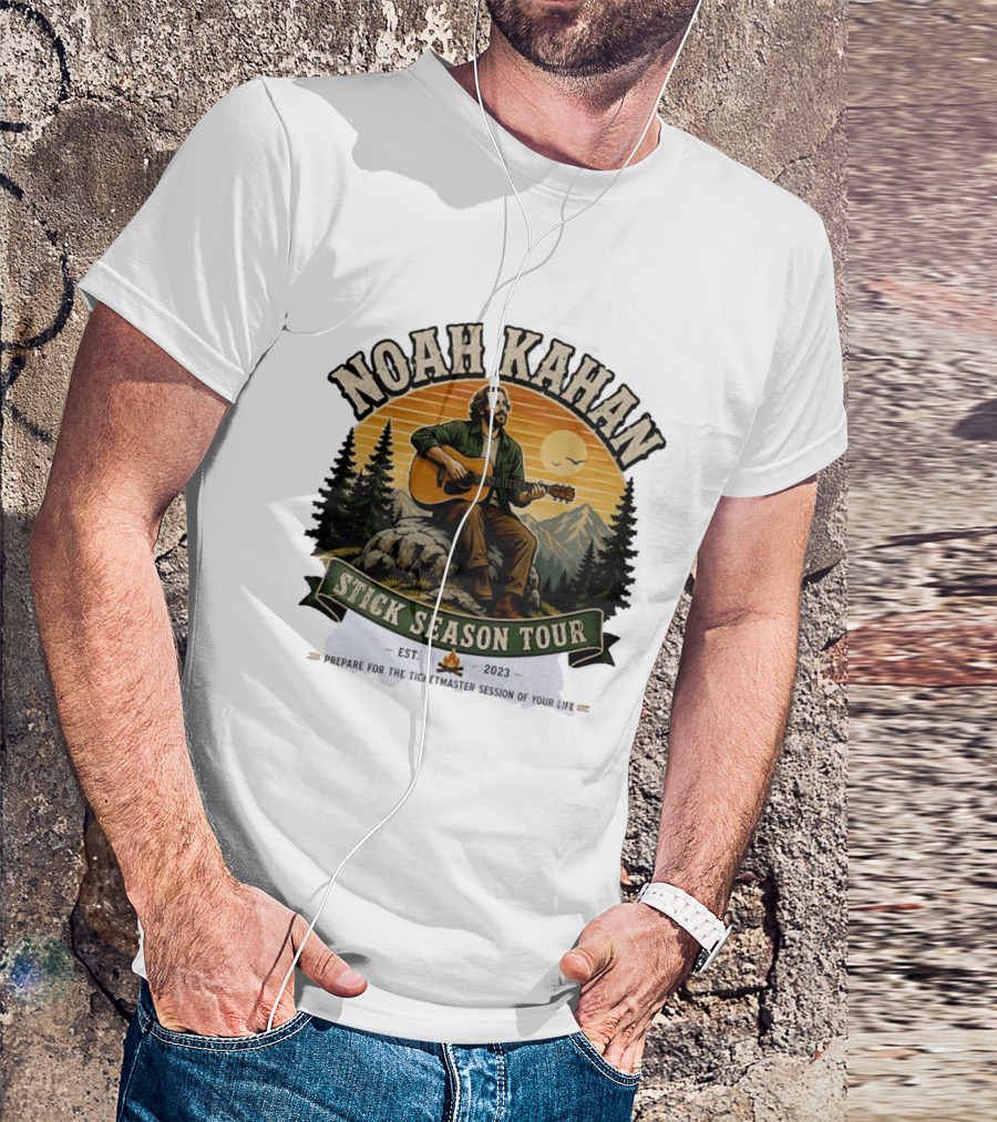Noah Kahan Stick Season Tour 2023 Prepare For The Ticketmaster Session Of Your Life T-Shirt