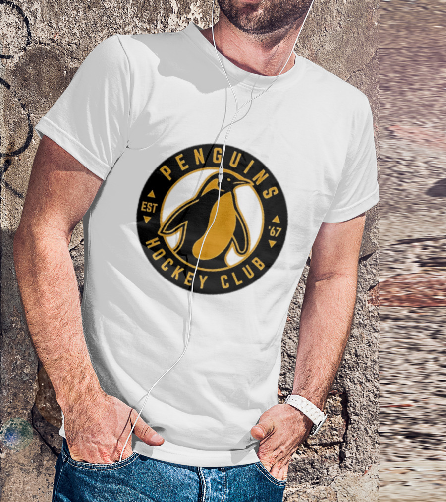 Penguins Hockey Club Est 1967 NHL Circular T-Shirt