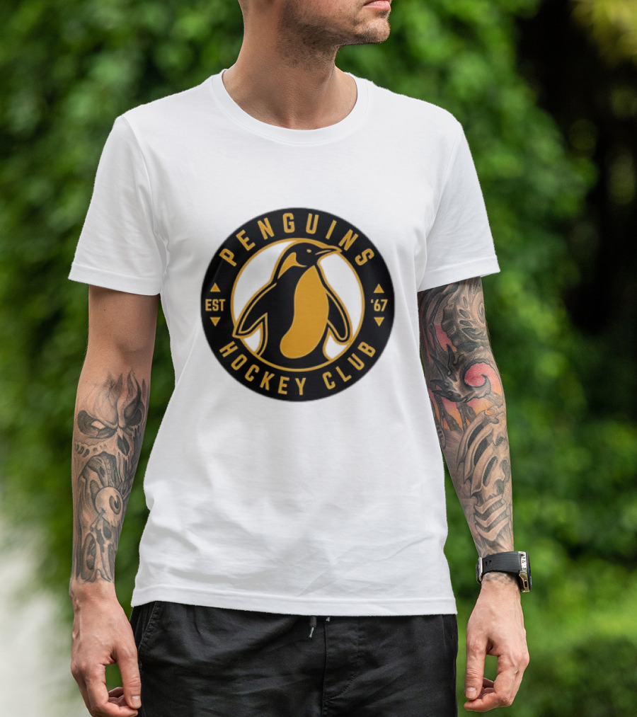 Penguins Hockey Club Est 1967 NHL Circular T-Shirt