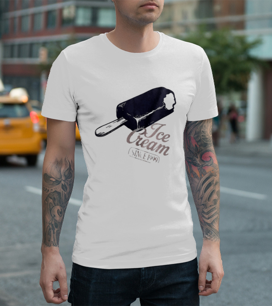 Ice Cream Popsicle Since 1999 Retro Dessert Delight T-Shirt