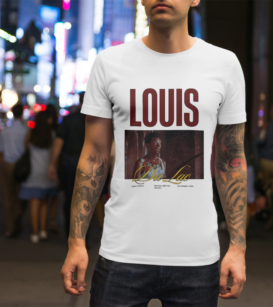 Louis Du Lac Jacob Anderson Interview With The Vampire Bootleg T-Shirt