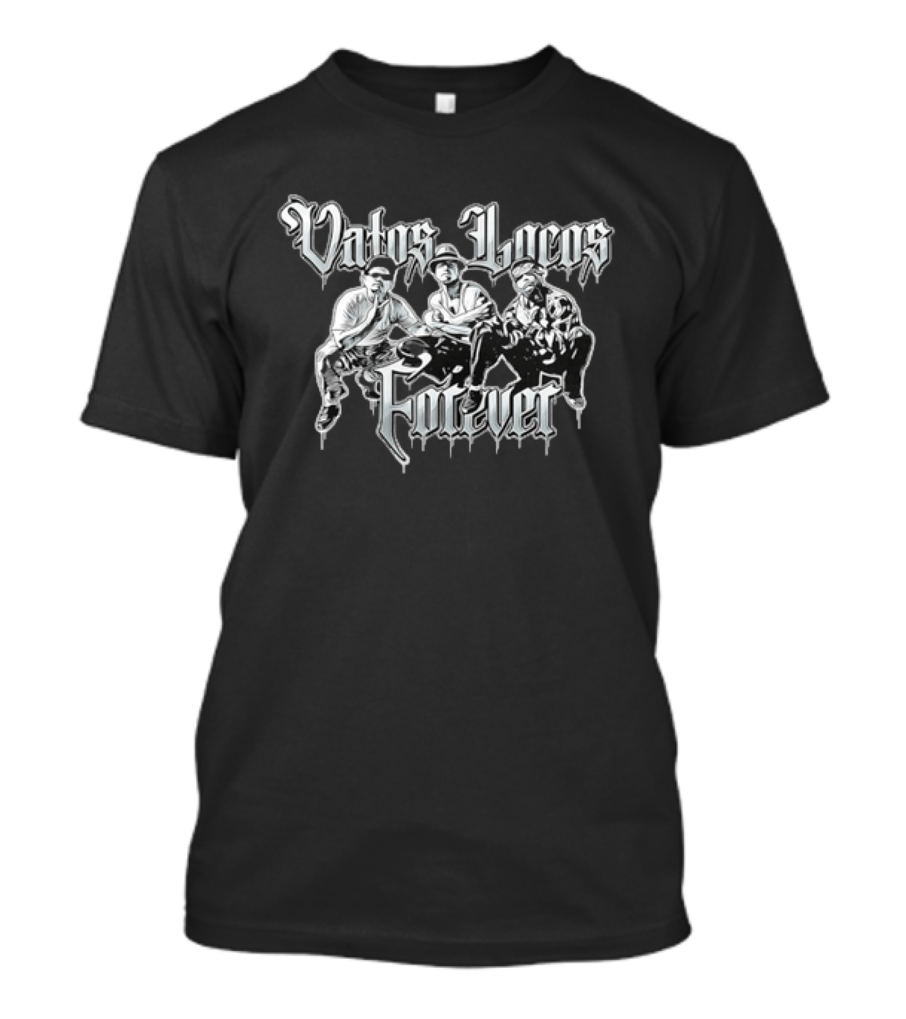 Vatos Locos Forever Blood In Blood Out Gangster T-Shirt