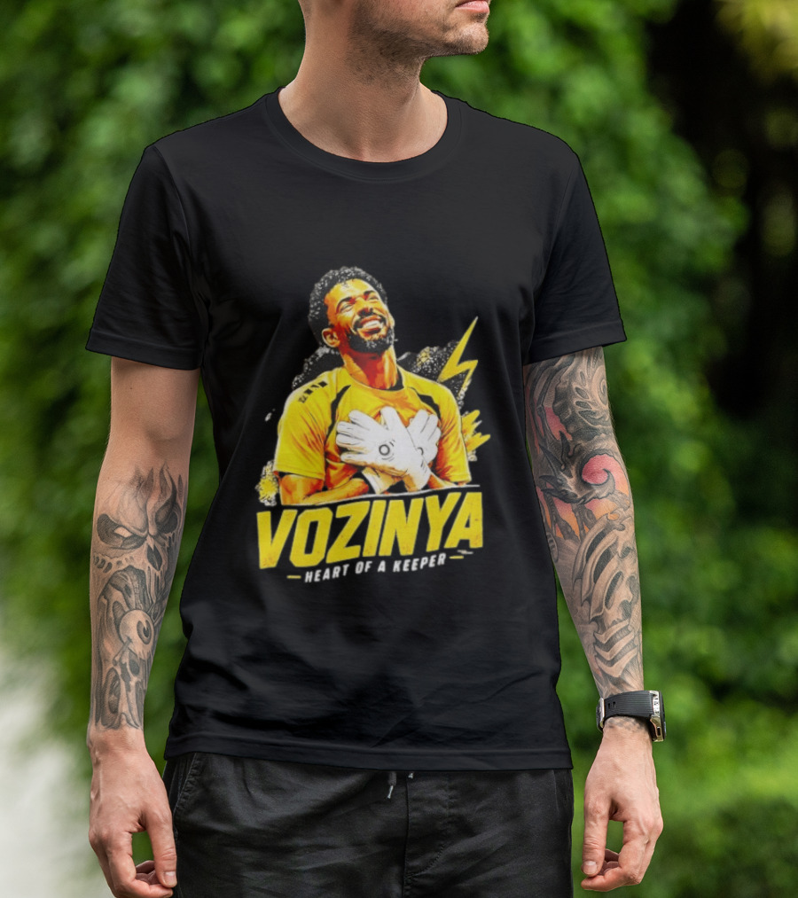 Vozinya Heart Of A Keeper Cape Verde Football Goalkeeper T-Shirt