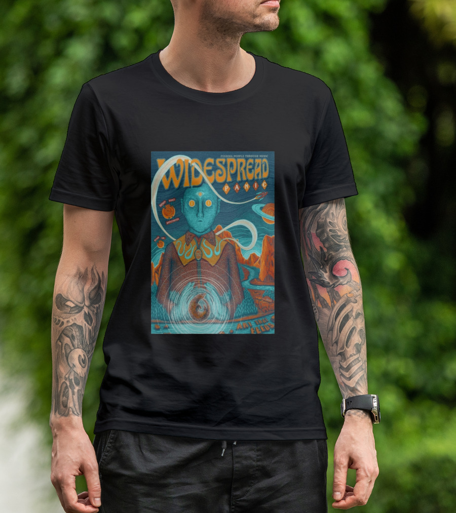 Widespread Panic Hayden Homes Amphitheater Bend OR Jul 10 11 2026 Art That Feeds T-Shirt