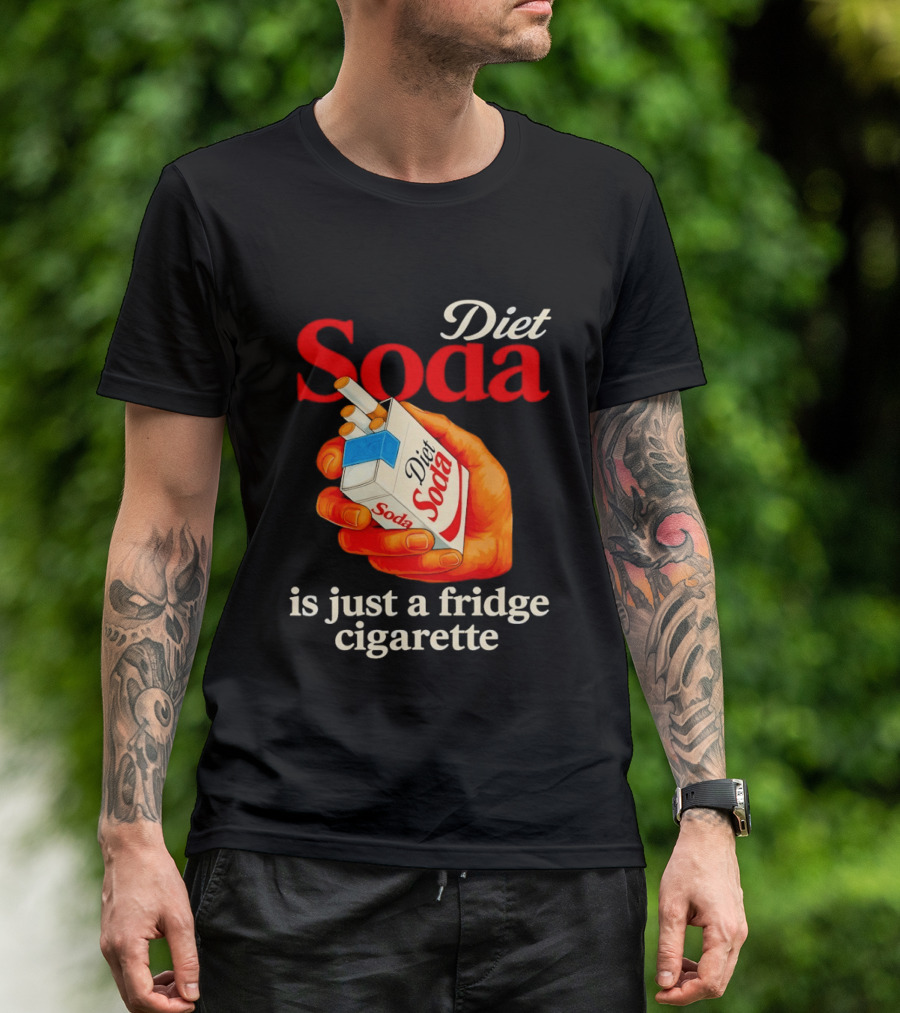 Diet Soda Is Just A Fridge Cigarette Hand Pack T-Shirt