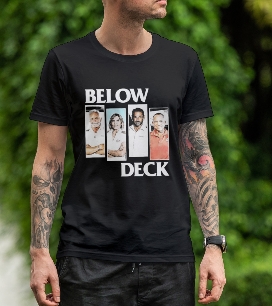 Below Deck Captains Lee Rosbach Sandy Yawn Portraits T-Shirt