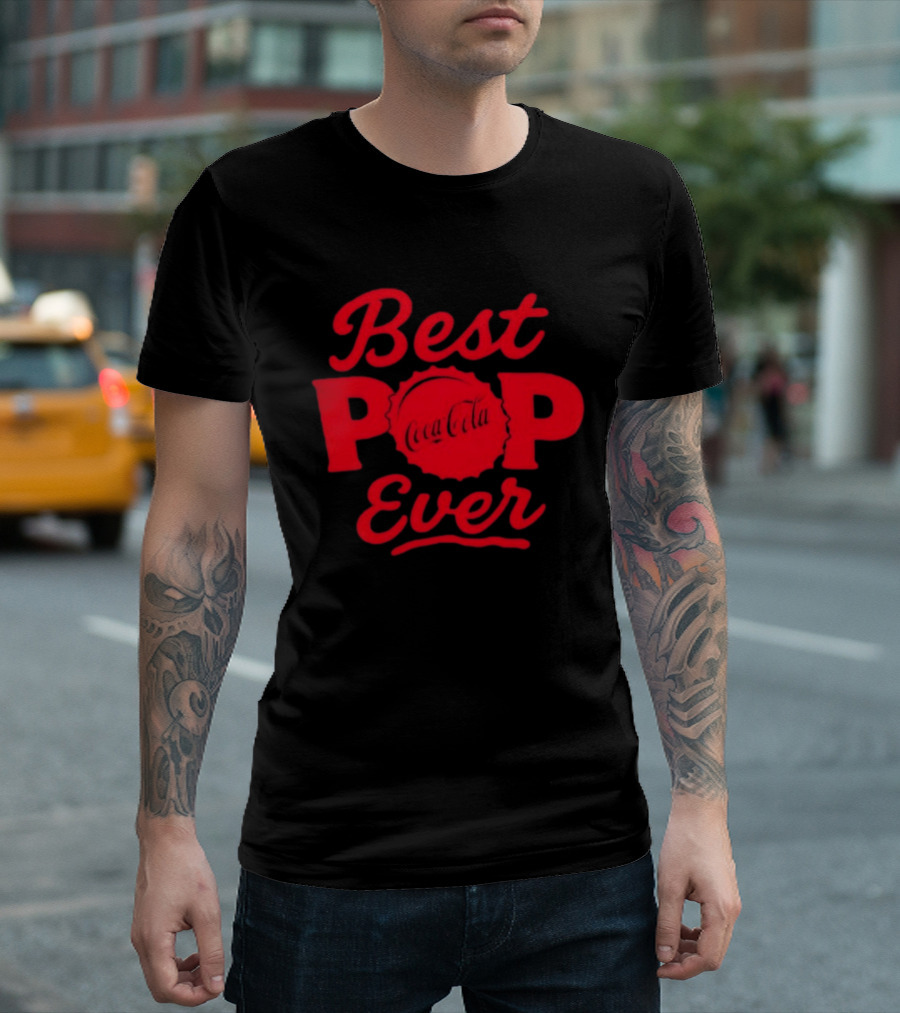 Best Pop Ever Coca Cola Bottle Cap T-Shirt