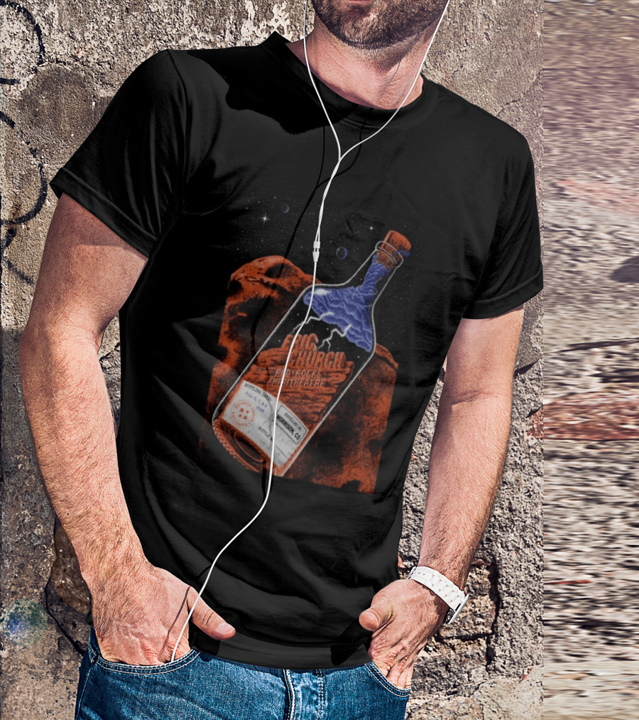 Eric Church Red Rocks Amphitheatre July 8 2026 Morrison CO Bottle T-Shirt