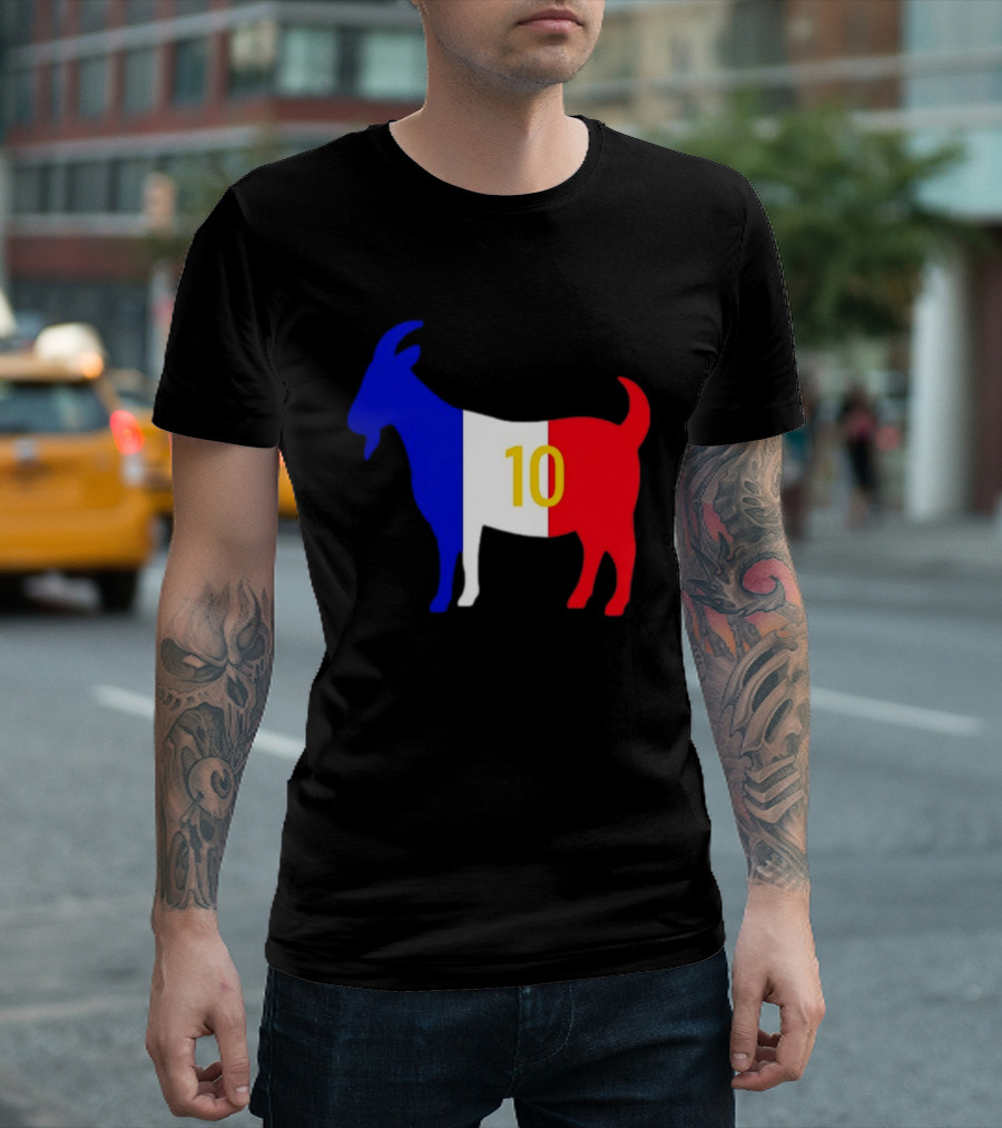 France Goat 10 Kylian Mbappe French Football Soccer Legend T-Shirt