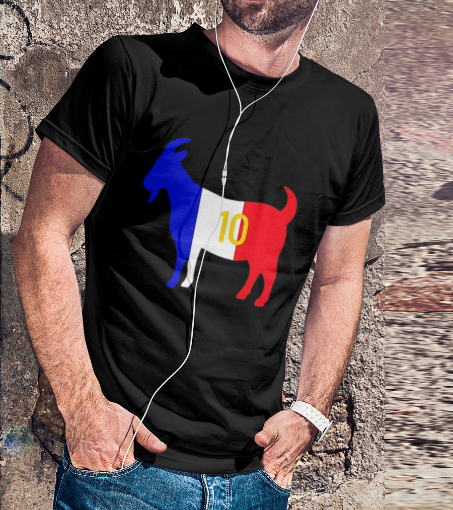 France Goat 10 Kylian Mbappe French Football Soccer Legend T-Shirt