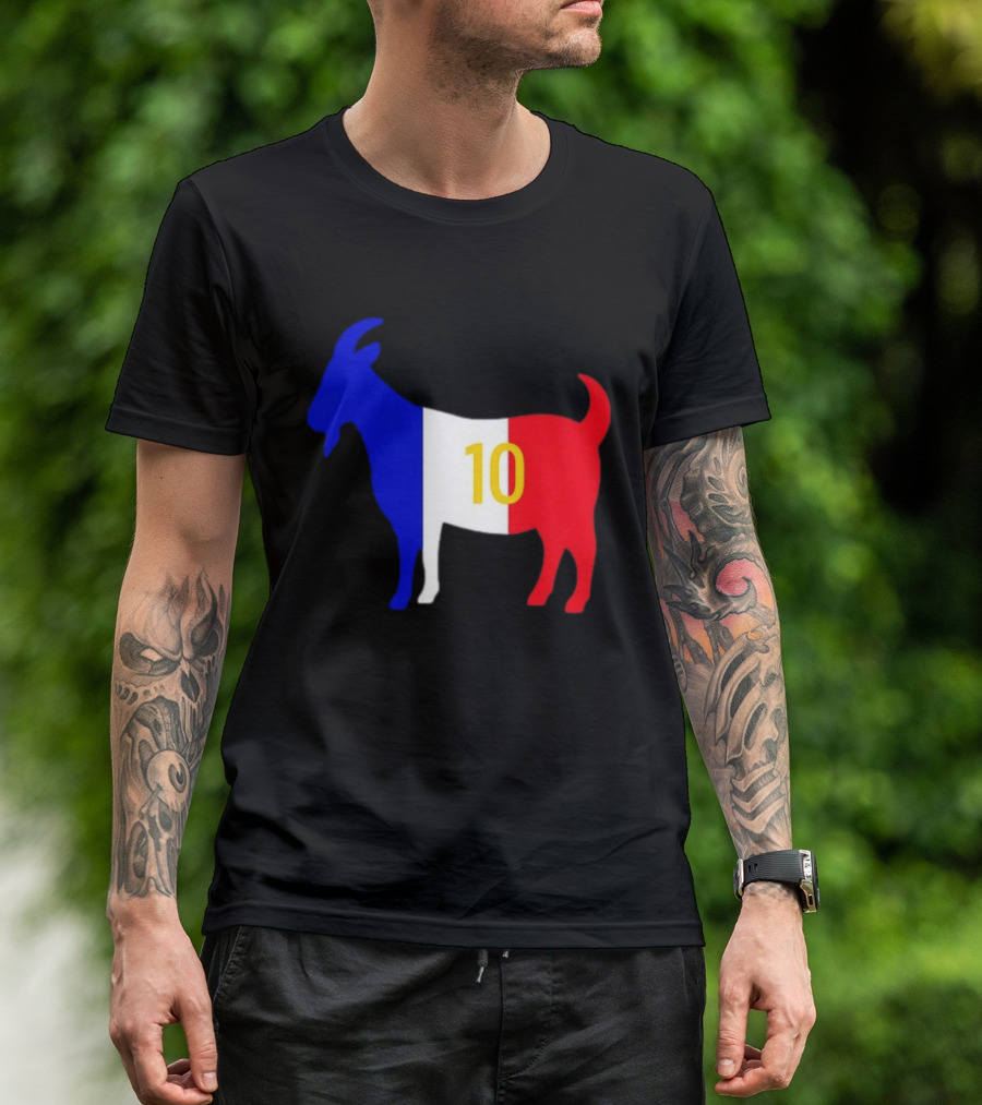 France Goat 10 Kylian Mbappe French Football Soccer Legend T-Shirt