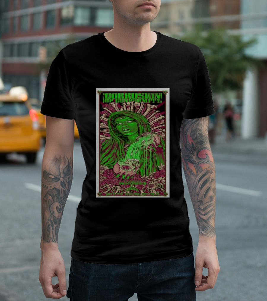Corrosion Of Conformity Houston Witches July 6 2026 T-Shirt