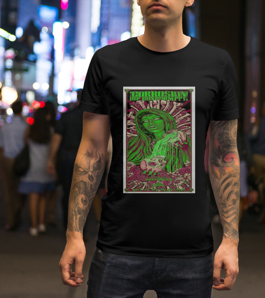 Corrosion Of Conformity Houston Witches July 6 2026 T-Shirt