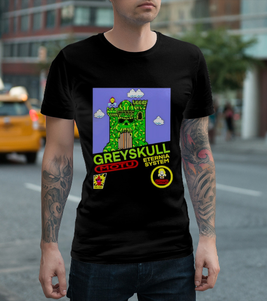 Greyskull Eternia System Motu Orko Series Castle T-Shirt