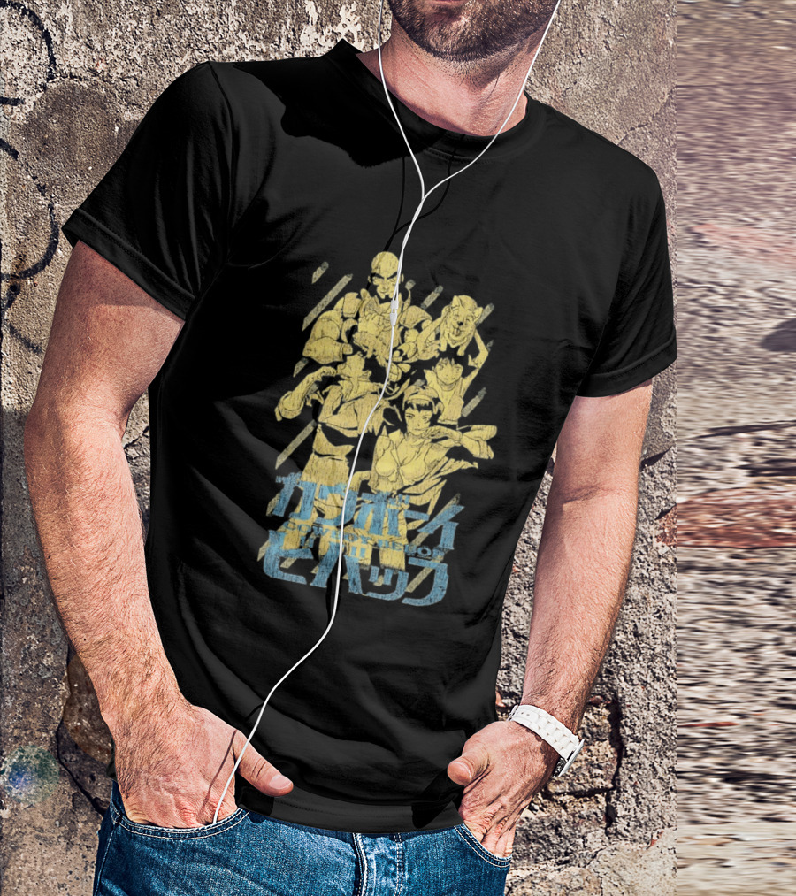Cowboy Bebop Spike Spiegel Faye Valentine Crew T-Shirt