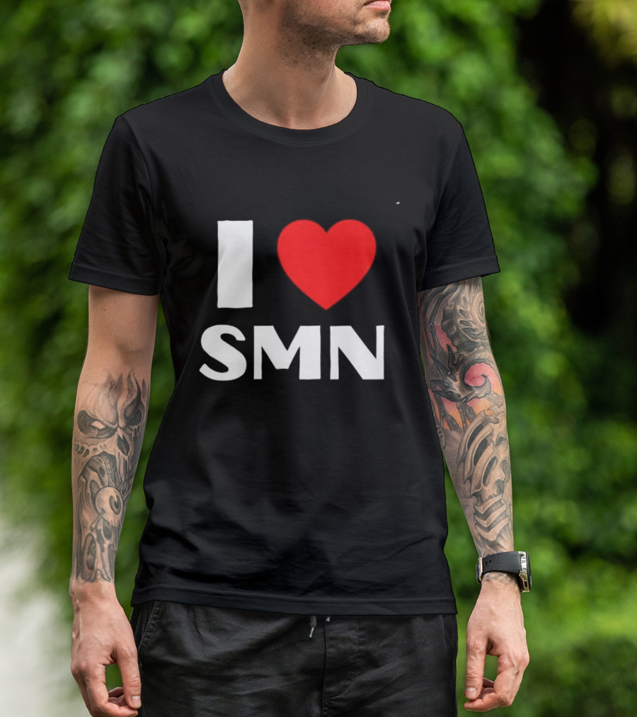 I Love SMN Heart T-Shirt