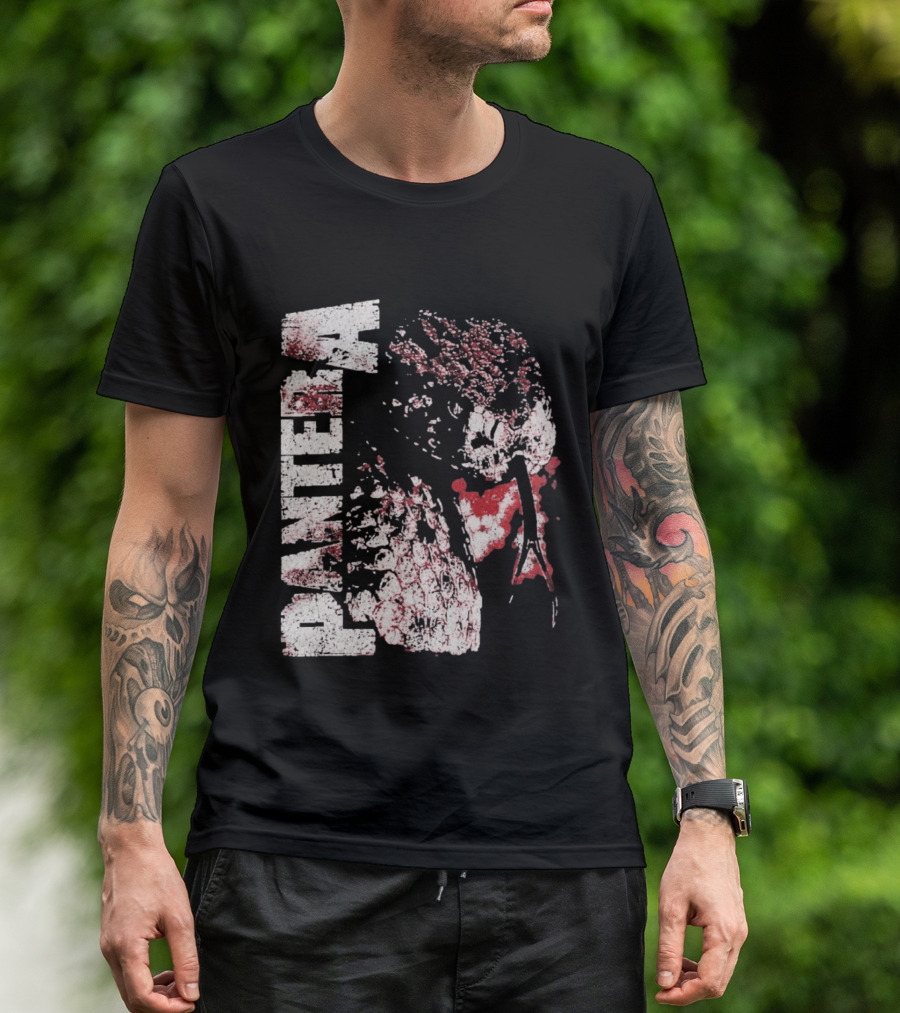 Pantera UK And EU Tour 2026 Rattlesnake Snake Skull Band T-Shirt