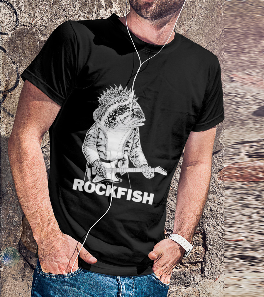 Rockfish Jacket Electric Guitar Performance T-Shirt