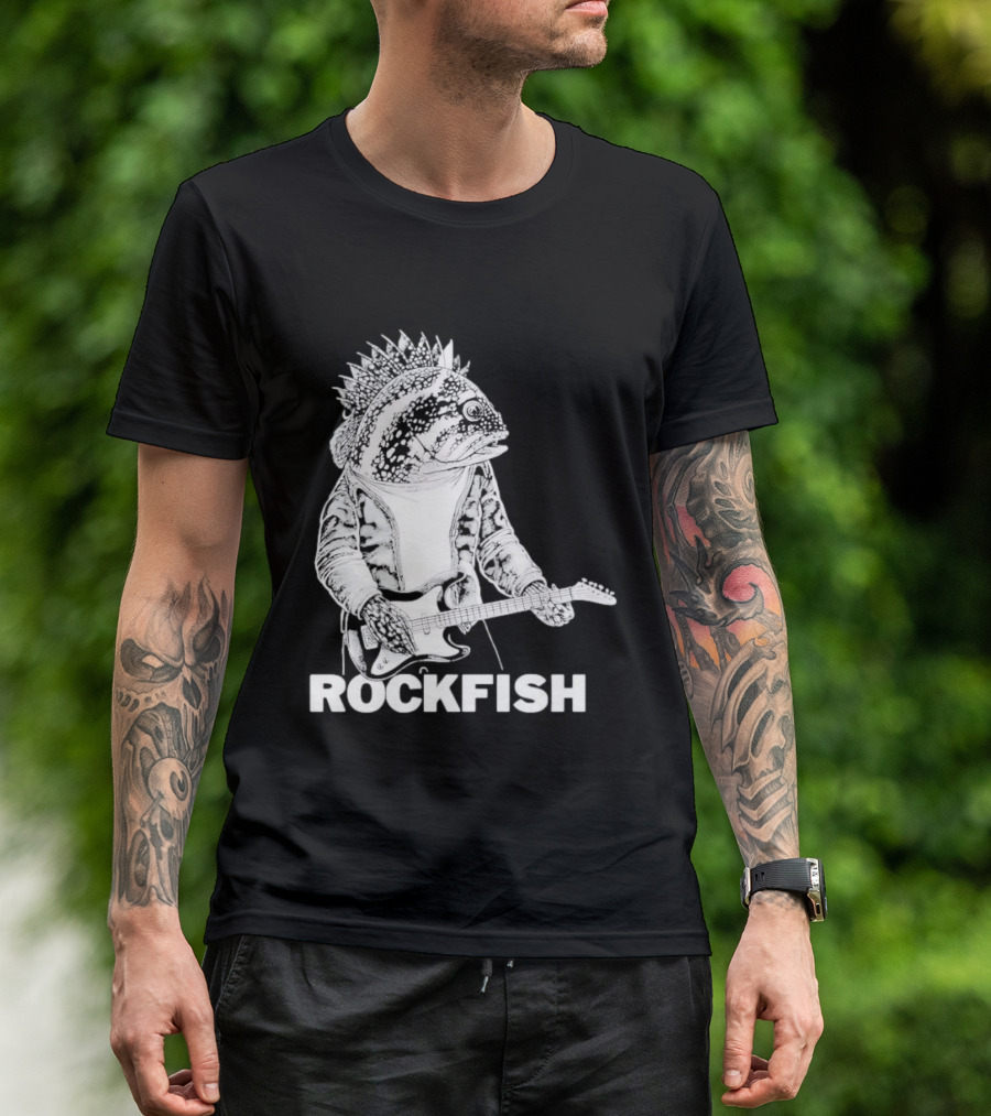 Rockfish Jacket Electric Guitar Performance T-Shirt