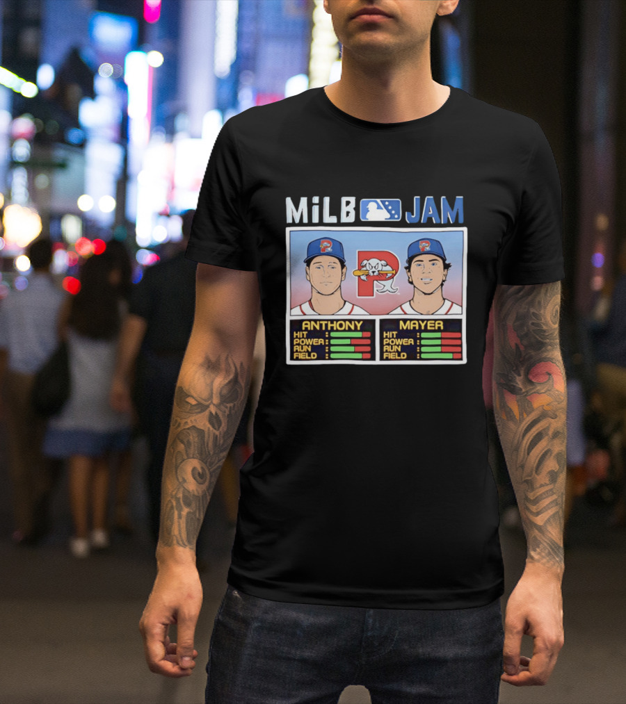 MiLB Jam Roman Anthony Marcelo Mayer Portland Sea Dogs T-Shirt