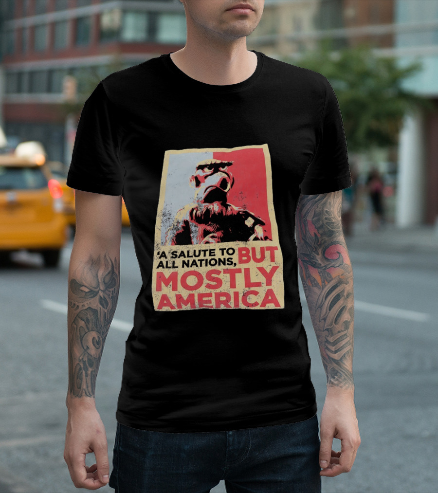 Sam The Eagle A Salute To All Nations But Mostly America Muppets T-Shirt