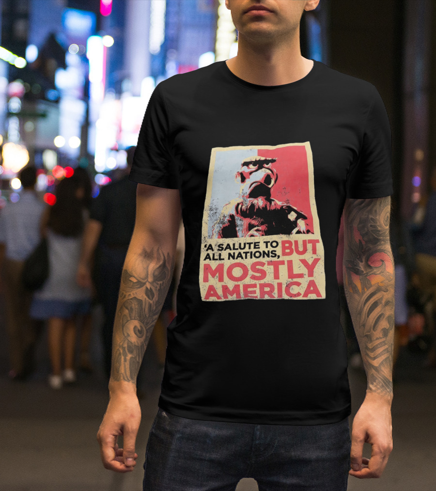 Sam The Eagle A Salute To All Nations But Mostly America Muppets T-Shirt