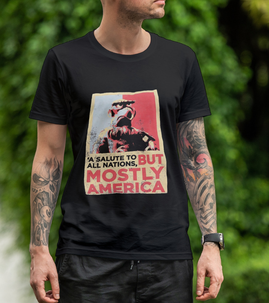 Sam The Eagle A Salute To All Nations But Mostly America Muppets T-Shirt