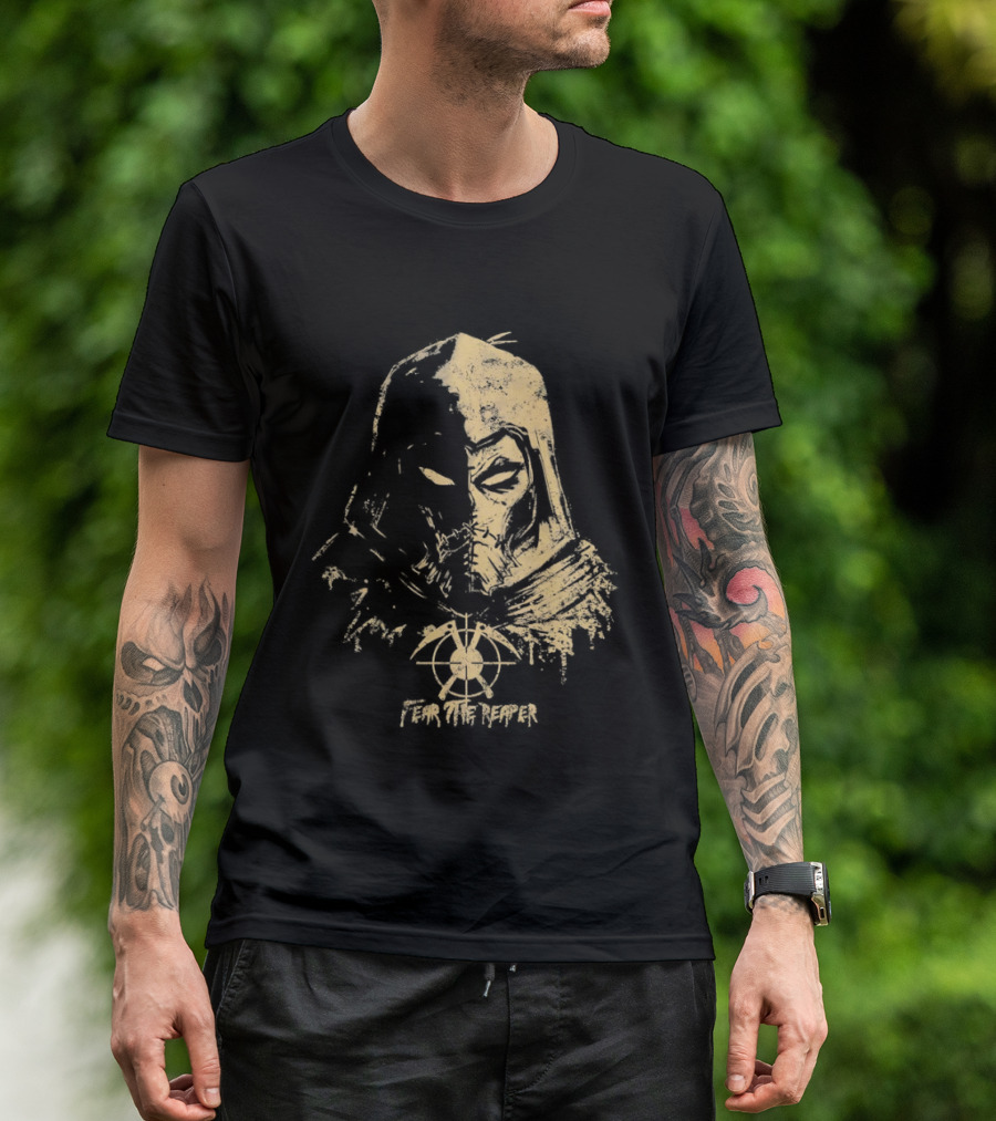 Scarecrow Batman Arkham Series Fear The Reaper Distressed T-Shirt