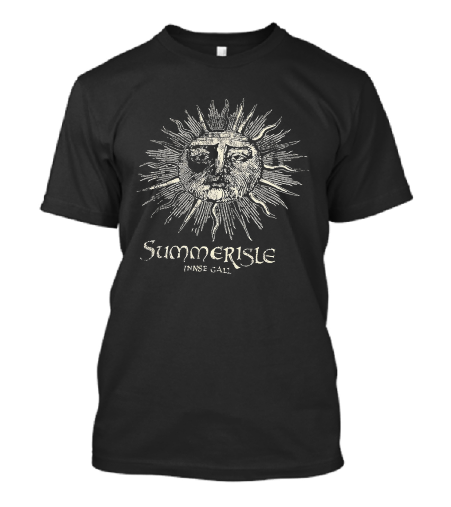 Summerisle Innse Gall Sun Face Pagan Horror Occult Folk Movie Reference T-Shirt