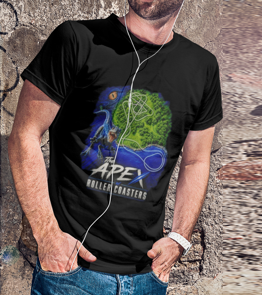 The Apex Of Roller S Raptor Dinosaur Adventure T-Shirt