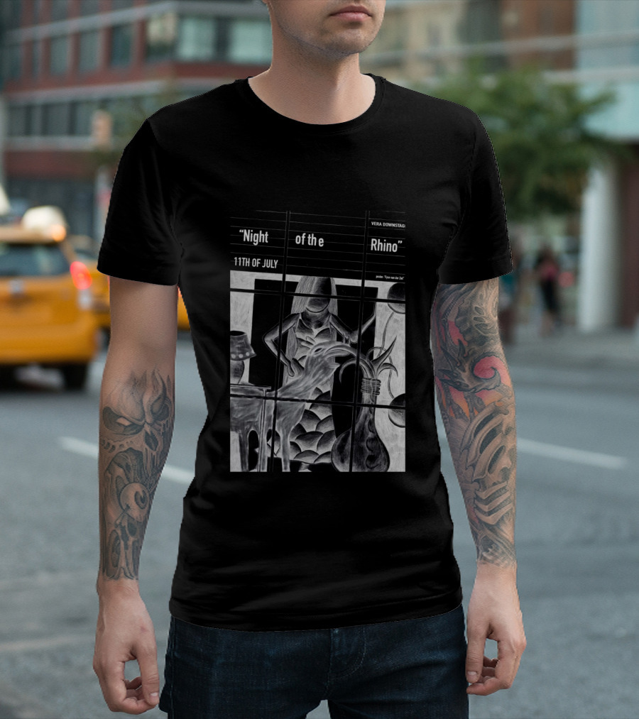 Night Of The Rhino 11th Of July Vera Downstage Groningen Netherlands Fynn Van Der Ziel T-Shirt