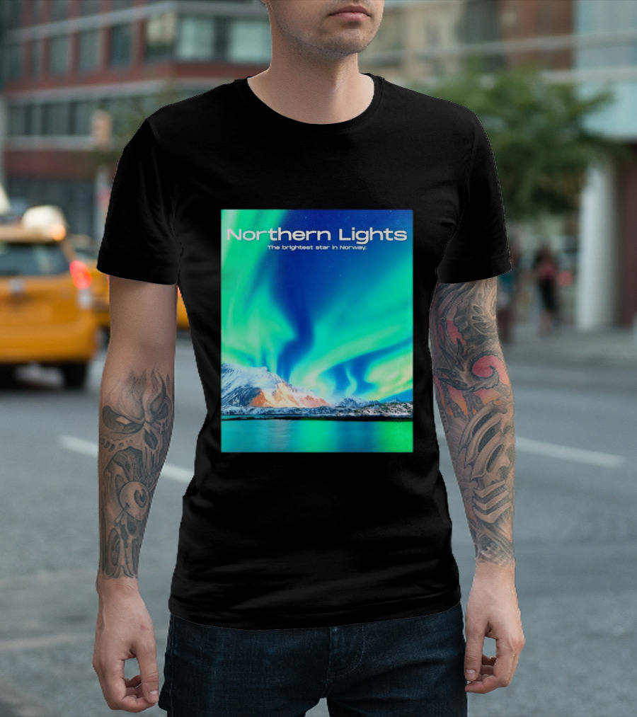 Northern Lights The Brightest Star In Norway T-Shirt