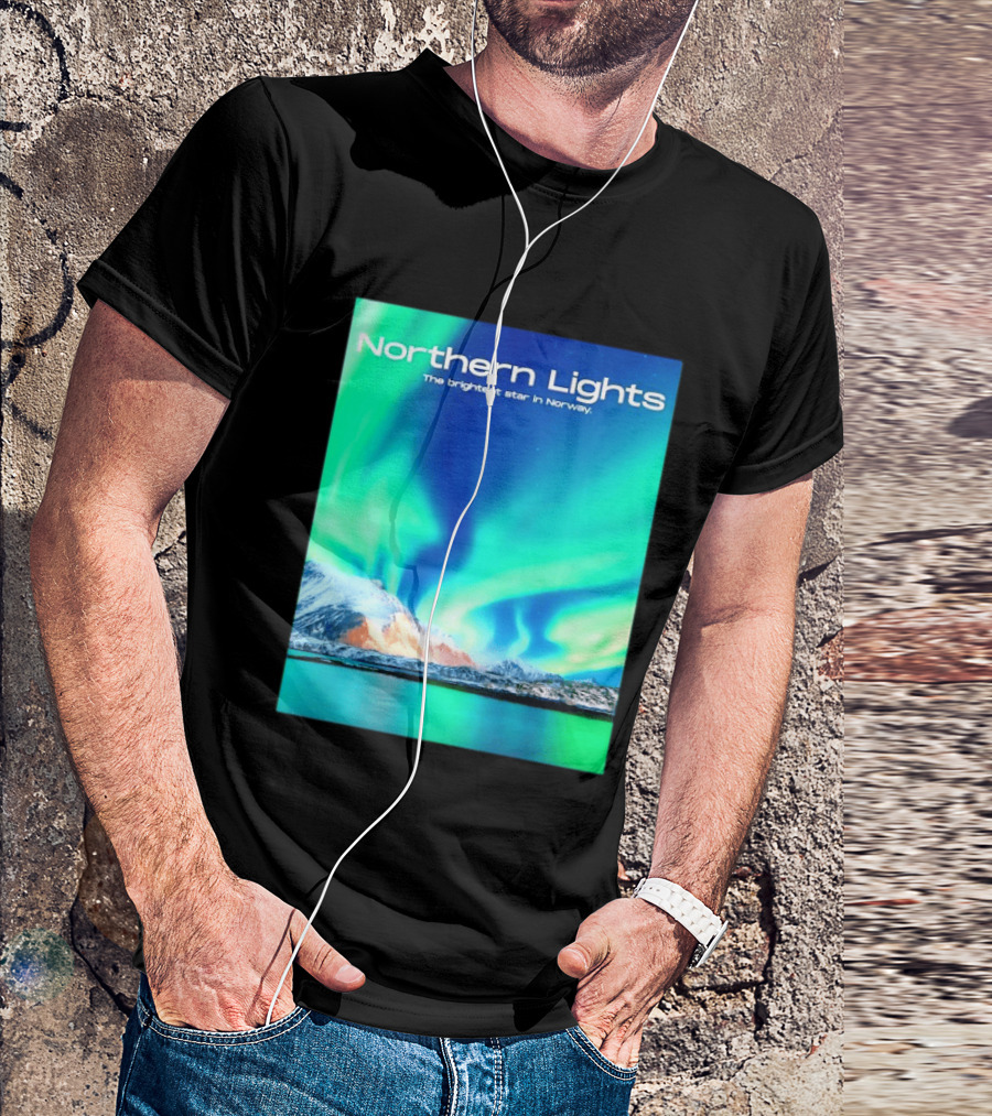 Northern Lights The Brightest Star In Norway T-Shirt