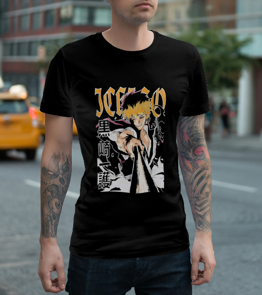 Ichigo Kurosaki Bleach Anime Bootleg Manga T-Shirt