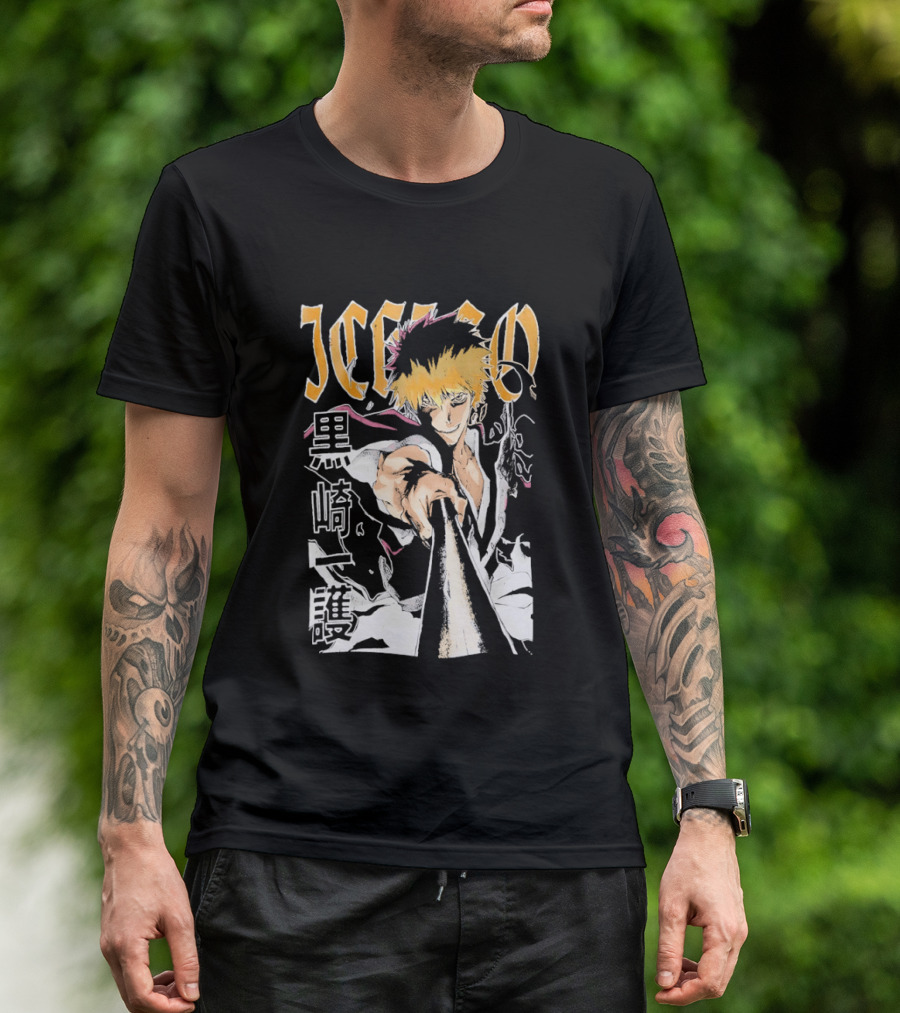 Ichigo Kurosaki Bleach Anime Bootleg Manga T-Shirt