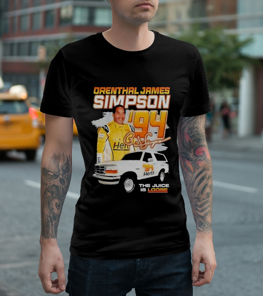 Orenthal James Simpson '94 The Juice Is Loose T-Shirt
