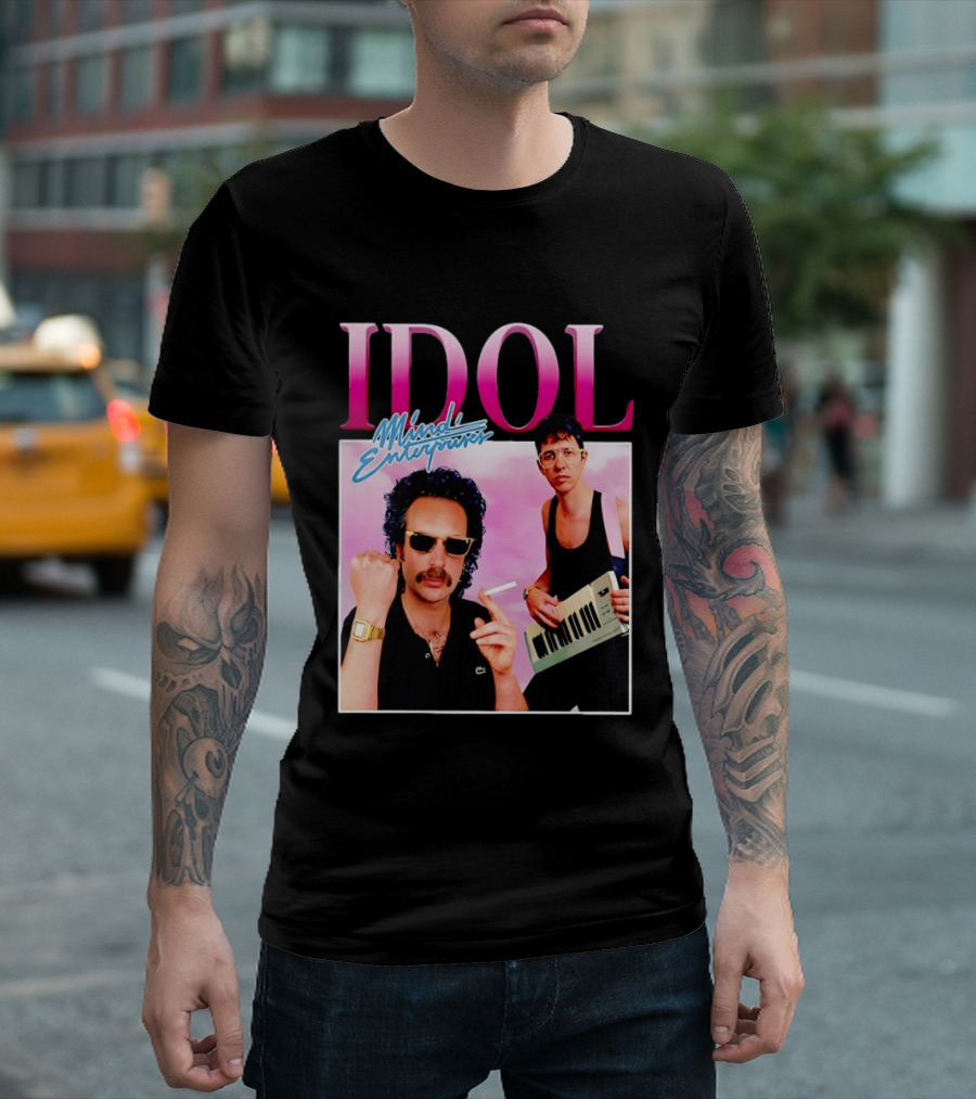 IDOL Mindi Enterprises Band Photo Retro 80s T-Shirt