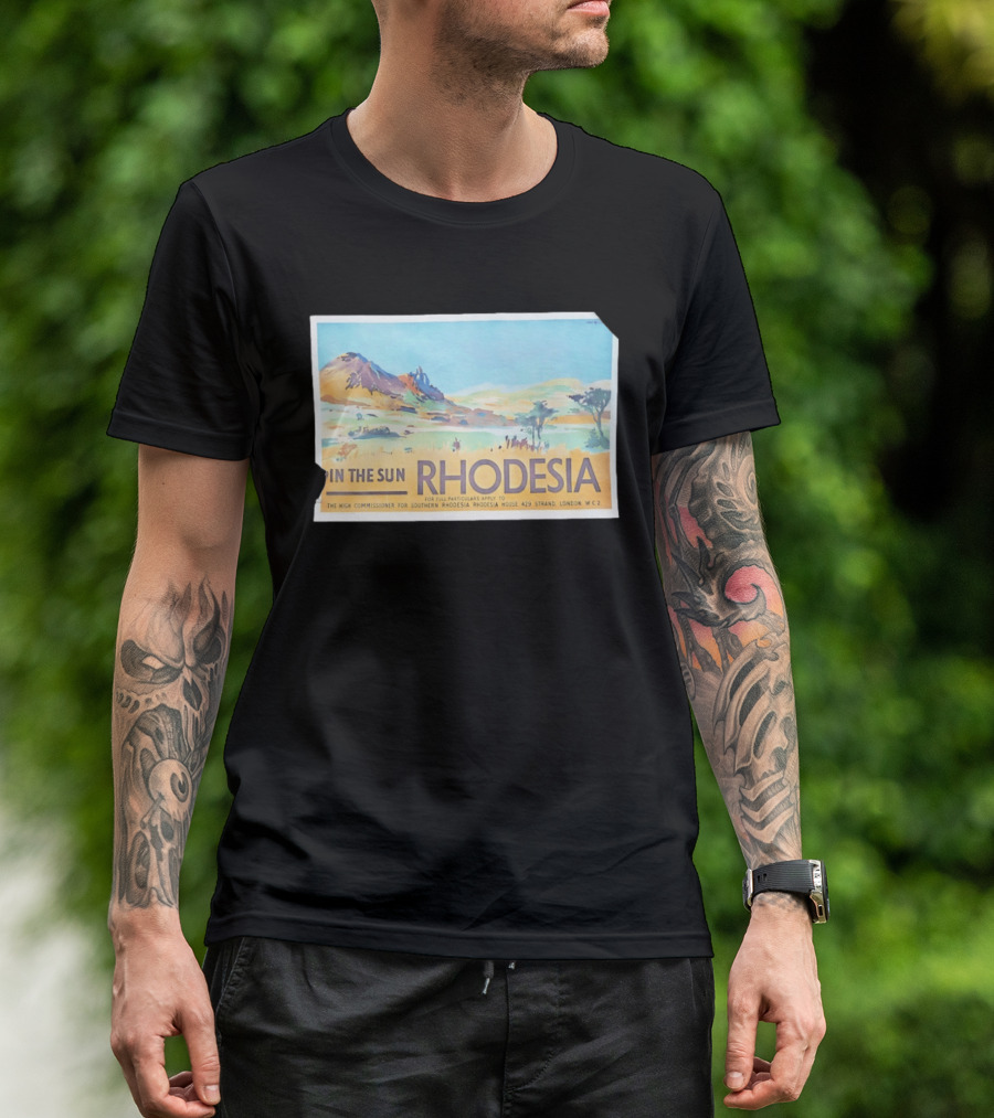 In The Sun Rhodesia The High Commissioner For Southern Rhodesia House London Travel T-Shirt
