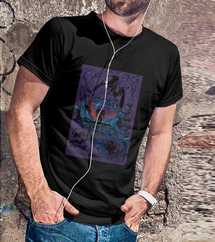 Phish Kohl Center Madison WI July 7 8 2026 Psychedelic Art With Celestial And Abstract Landscape T-Shirt