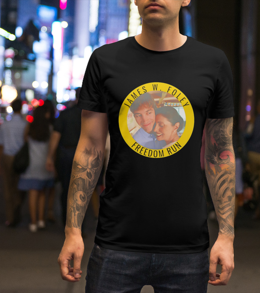 James W Foley Freedom Run Memorial Charity Event T-Shirt