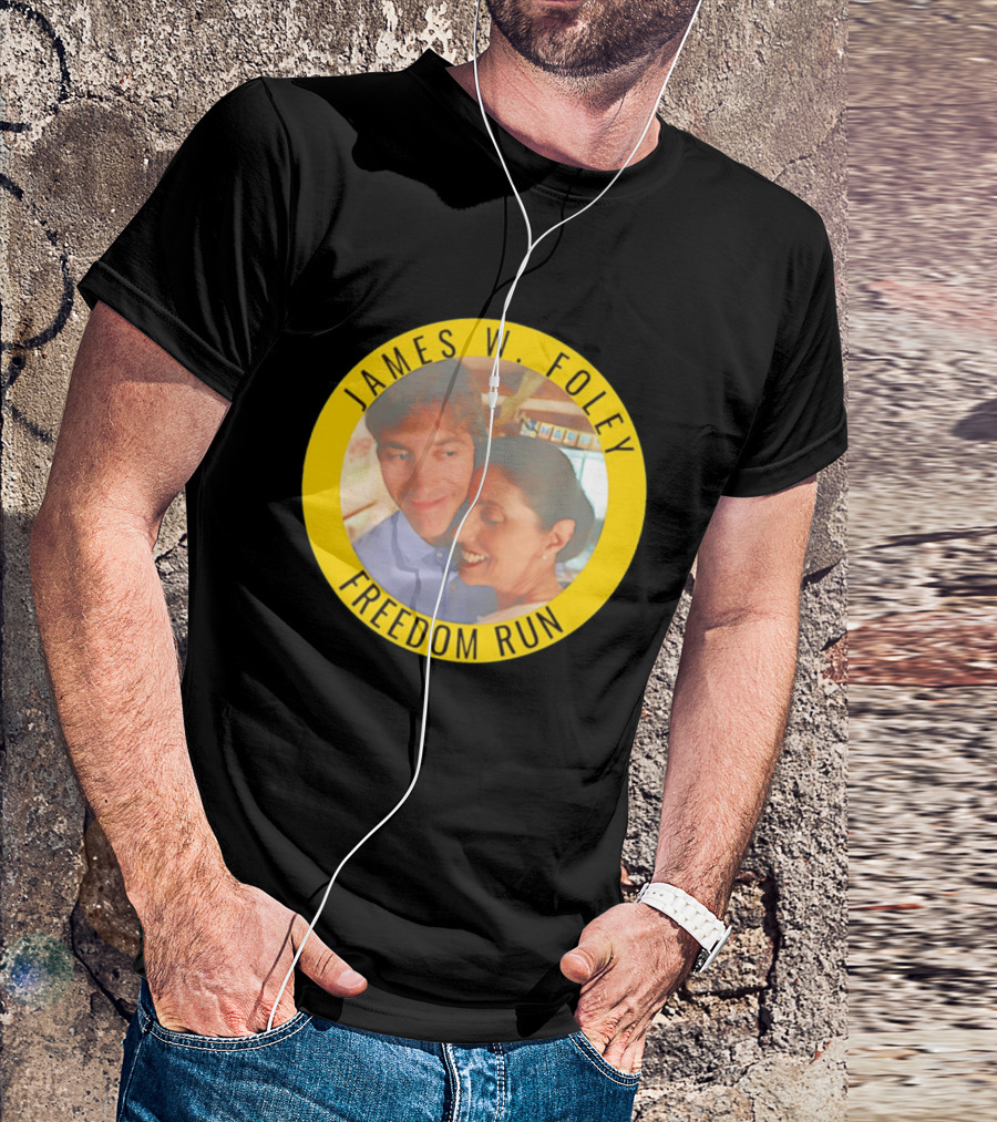 James W Foley Freedom Run Memorial Charity Event T-Shirt