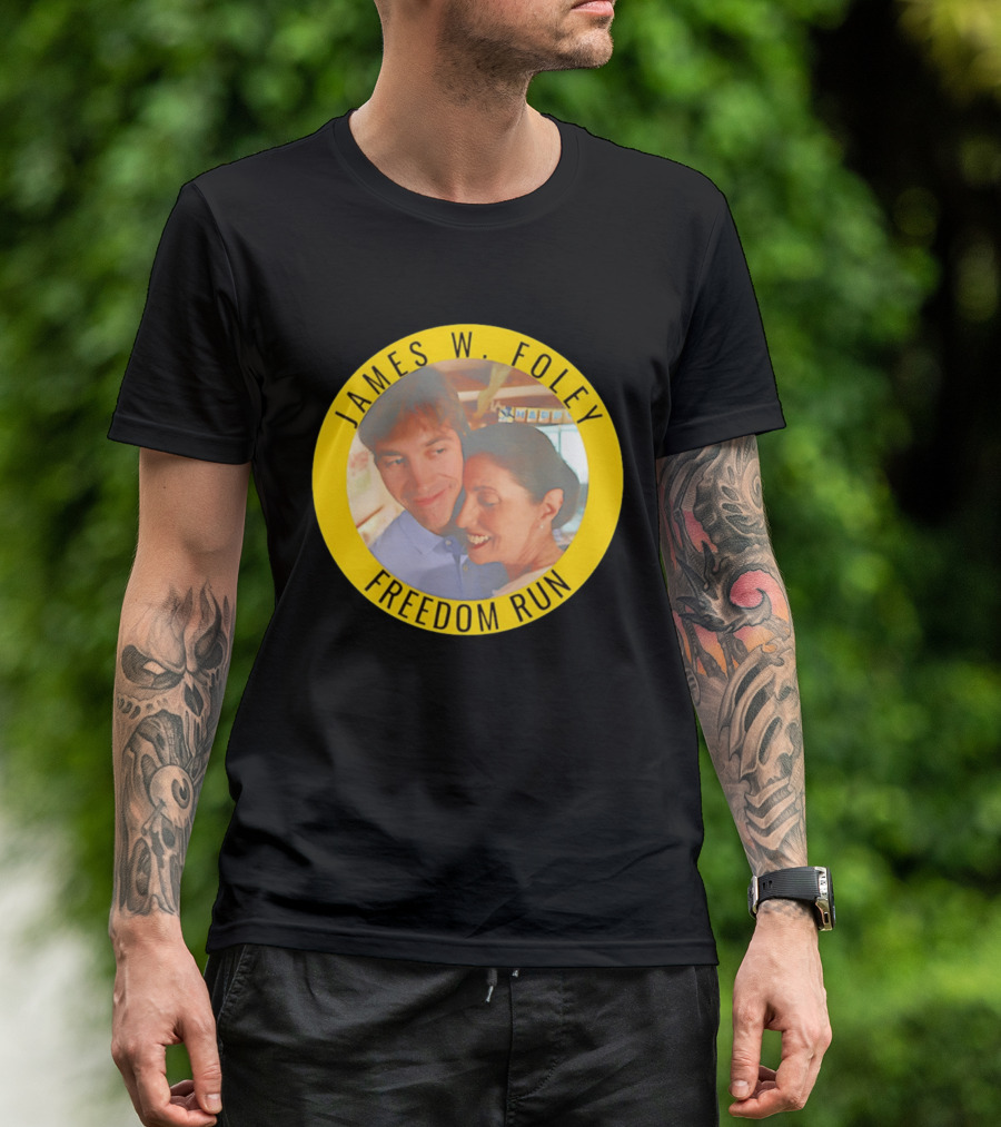 James W Foley Freedom Run Memorial Charity Event T-Shirt