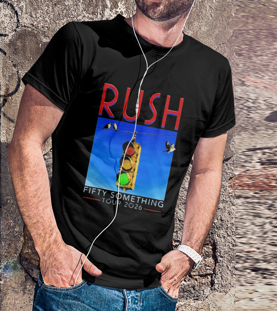 Rush Fifty Something Tour 2026 Traffic Light T-Shirt