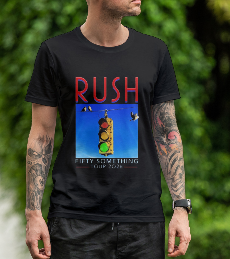 Rush Fifty Something Tour 2026 Traffic Light T-Shirt