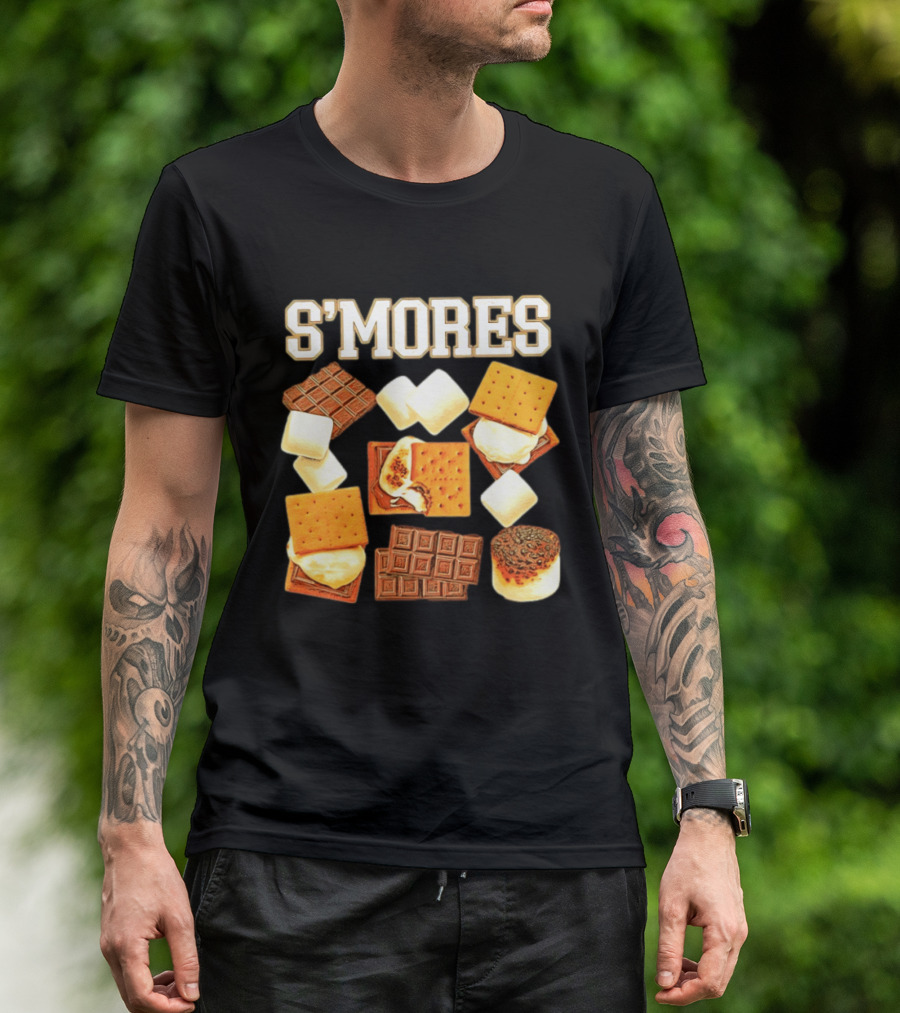 S'mores Marshmallow Chocolate Graham Cracker Delight T-Shirt