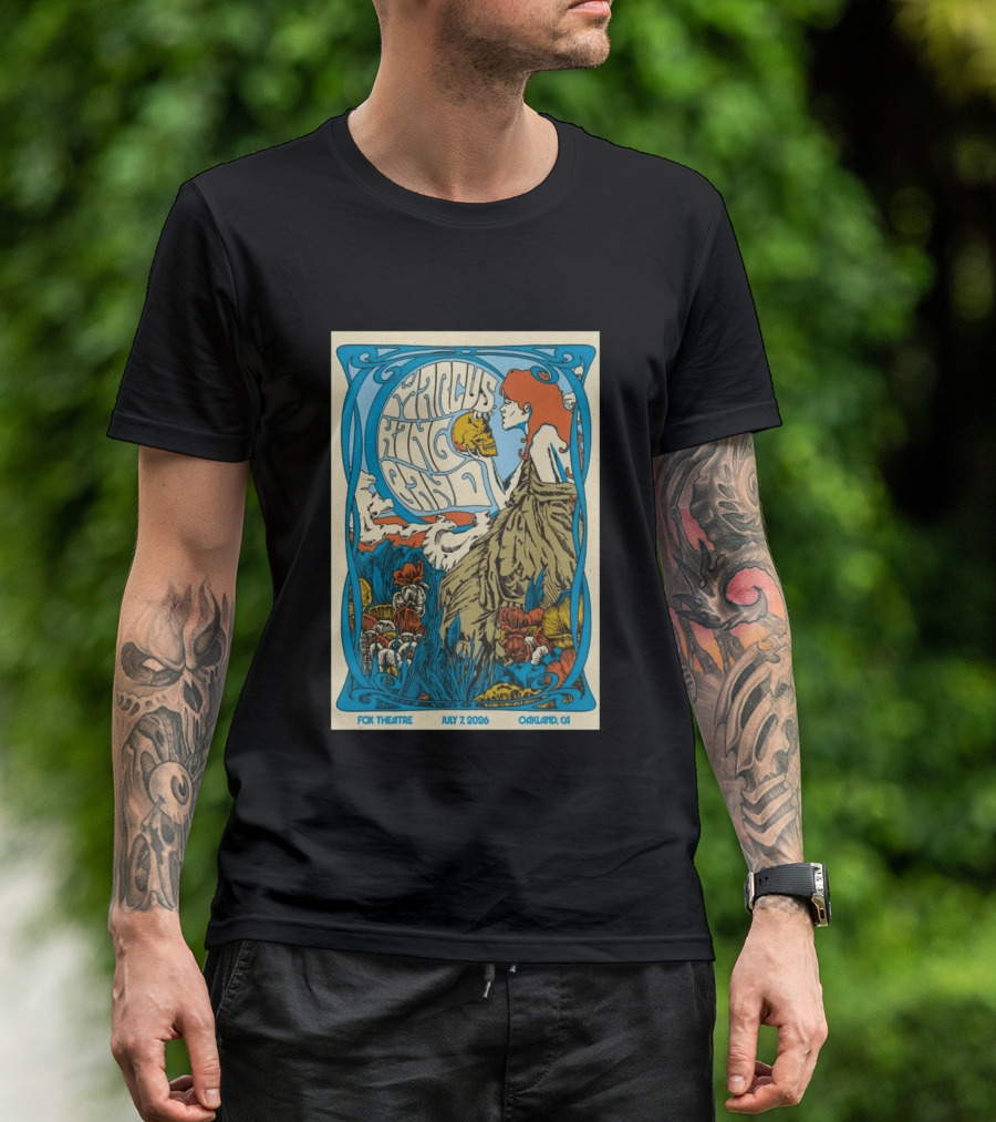 Marcus King Band Fox Theatre Oakland CA July 7 2026 Vintage Psychedelic T-Shirt