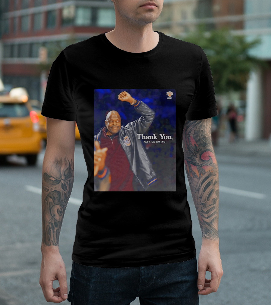 Thank You Patrick Ewing New York Knicks NBA Legends T-Shirt