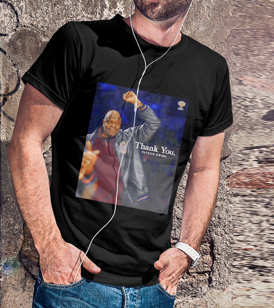 Thank You Patrick Ewing New York Knicks NBA Legends T-Shirt