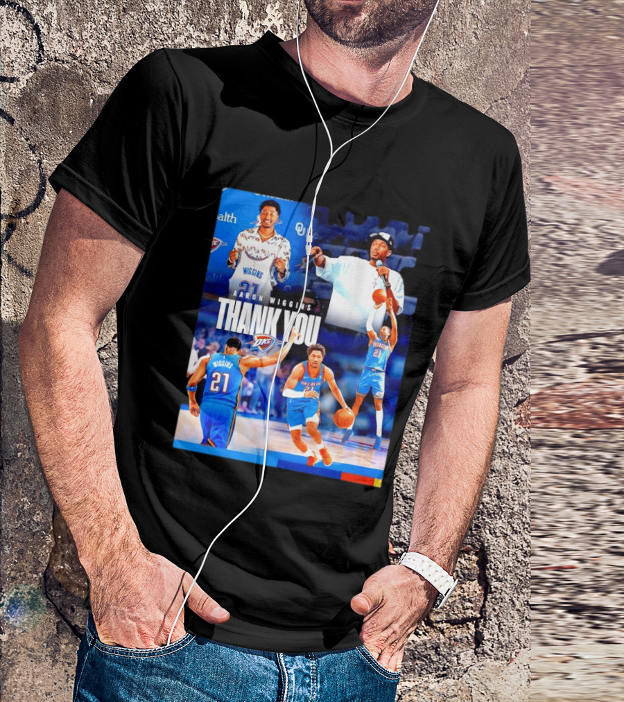 Aaron Wiggins Oklahoma City Thunder Thank You T-Shirt